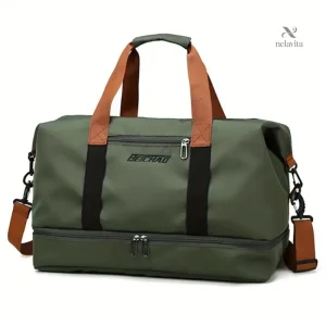 Sac à main homme grande capacité Sac de voyage élégant et polyvalent