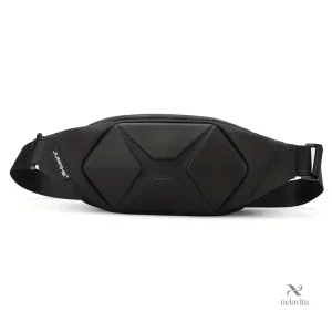Sac Banane Homme Étanche Design Sportif – Pochette Bandoulière Multifonction pour Voyage, Randonnée et Quotidien
