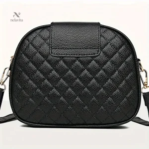 Petit sac à main noir avec fermoir doré chic