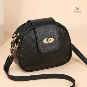 Sac élégant matelassé pour femme en cuir synthétique