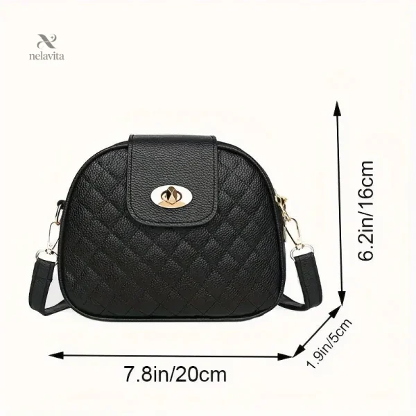 Sac bandoulière femme, design chic et compact