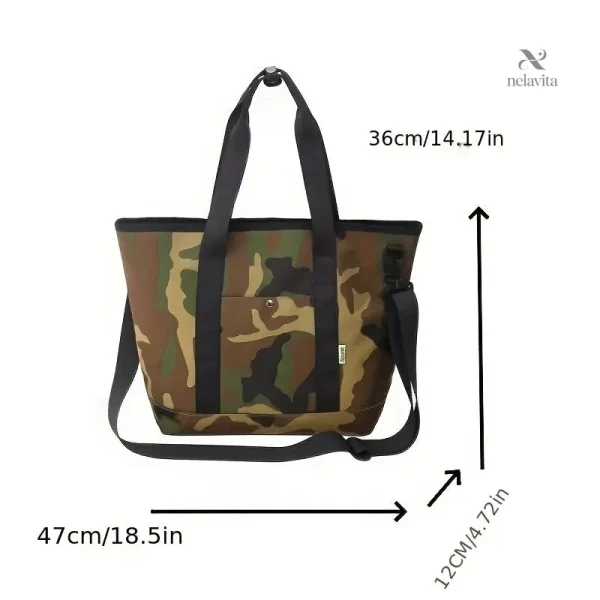 Grand cabas urbain pour homme en camouflage
