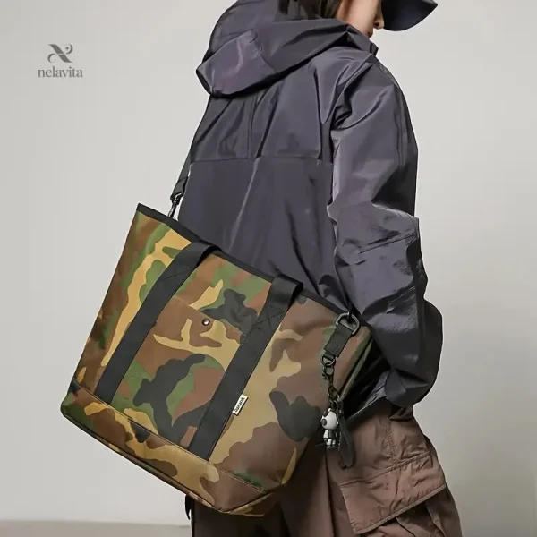 Sac à bandoulière grand format camouflage