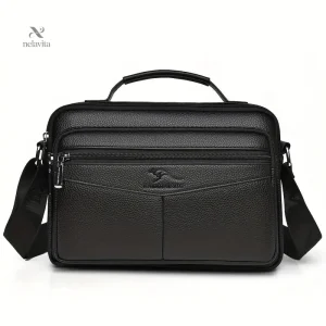 Sac bandoulière homme en cuir – Élégant et pratique pour le bureau et les voyages