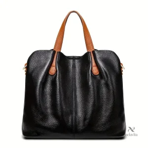 Sac bandoulière homme en cuir souple – Élégance, confort et grande capacité