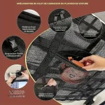 Filet de toit voiture pour vêtements et accessoires