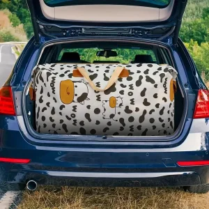 Housse de rangement design vache, idéale pour l'extérieur