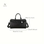Sac de Voyage Noir Idéal pour les Voyages en Avion