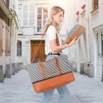 Sac cabine grande capacité, compatible avec valise à roulettes