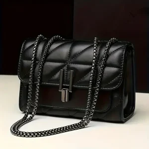 Accessoire de mode : sac porté épaule en noir