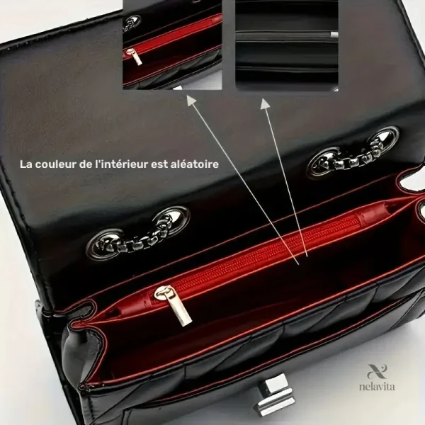 Sac à main matelassé pour femme, design moderne et élégant
