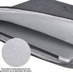 Sacoche ordinateur portable slim rembourrée et légère