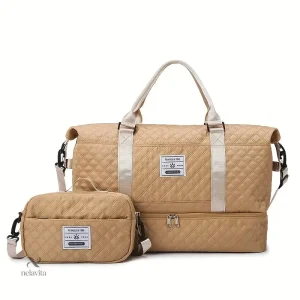 Sacs de rangement de voyage Lot de 2 sacs pliables et imperméables grande capacité