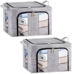Organiseurs en tissu avec fenêtre transparente pour un rangement pratique