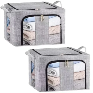 Organiseurs en tissu avec fenêtre transparente pour un rangement pratique