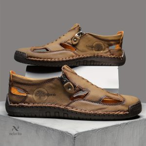 Sandales de Couleur Unie, Confortable et Tendance Pour Hommes