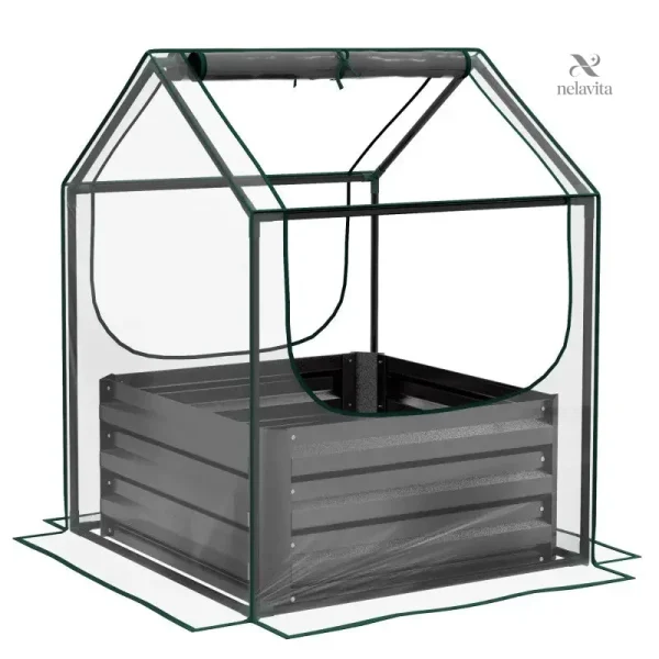 Serre compact pour jardinage urbain et potager