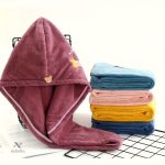 Serviette absorbante pour cheveux en microfibre