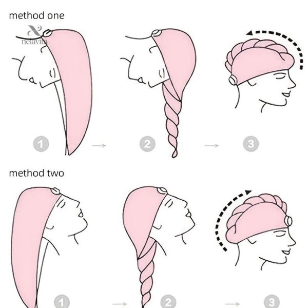 Serviette cheveux légère et pratique