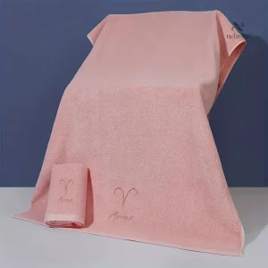 Lot de serviettes en coton, symbole astrologique
