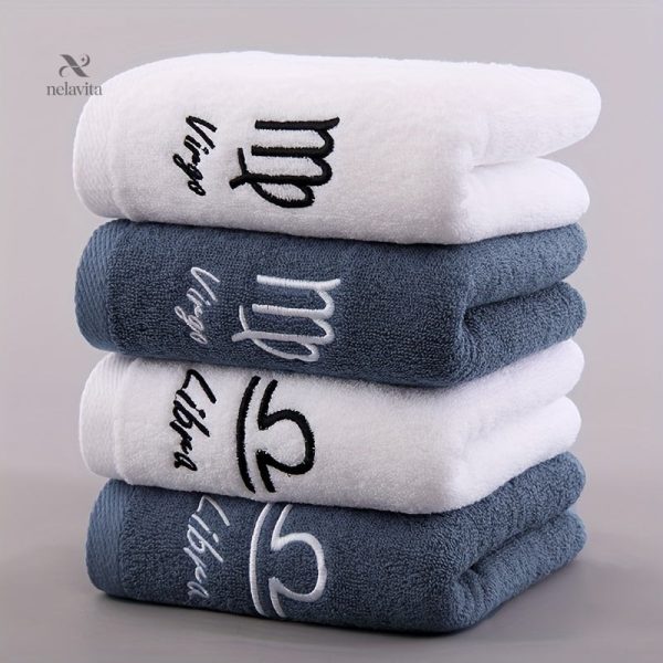 Coton doux pour une expérience de bain, style astrologique