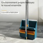 Balai et pelle design pour un rangement optimisé