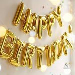 Set de ballons "Happy Birthday" pour une fête joyeuse