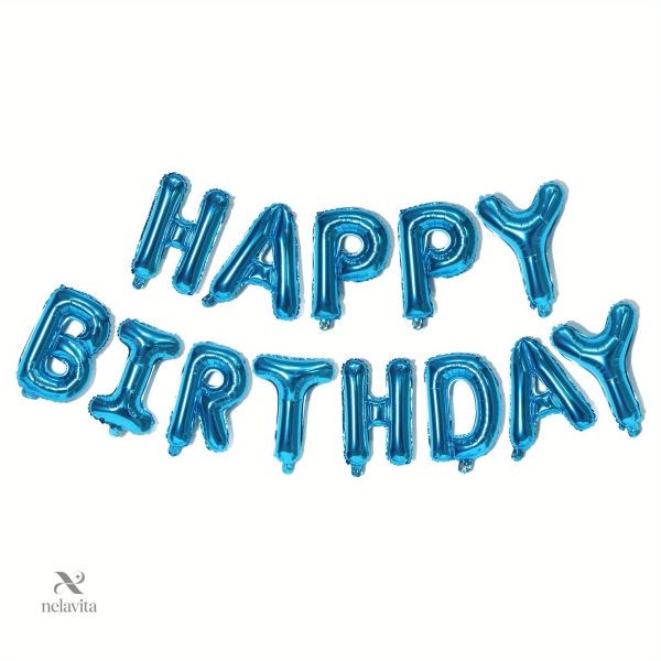 Ballons colorés "Happy Birthday" pour événements spéciaux