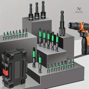 Set d'embouts de visseuse magnétiques pour perceuse électrique
