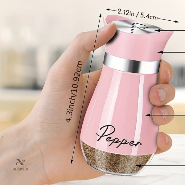 Salière en verre réutilisable pour cuisine moderne