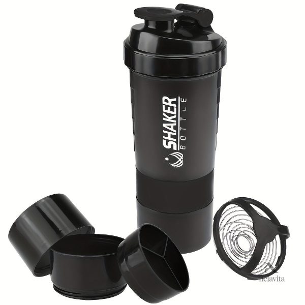 Gourde shaker avec mélangeur intégré pour smoothies