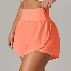 Short de Sport Femme Taille Haute – Léger, Respirant & Antifrottement pour Yoga, Running et Fitness