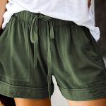 Short avec Cordon Ajustable pour Femmes