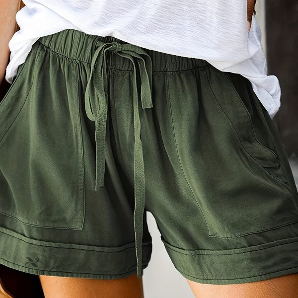 Short avec Cordon Ajustable pour Femmes