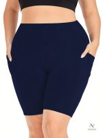 Short extensible grande taille avec poches pratiques