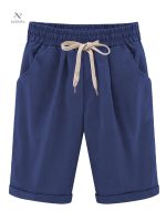 Short Taille Haute Grande Taille avec cordon ajustable