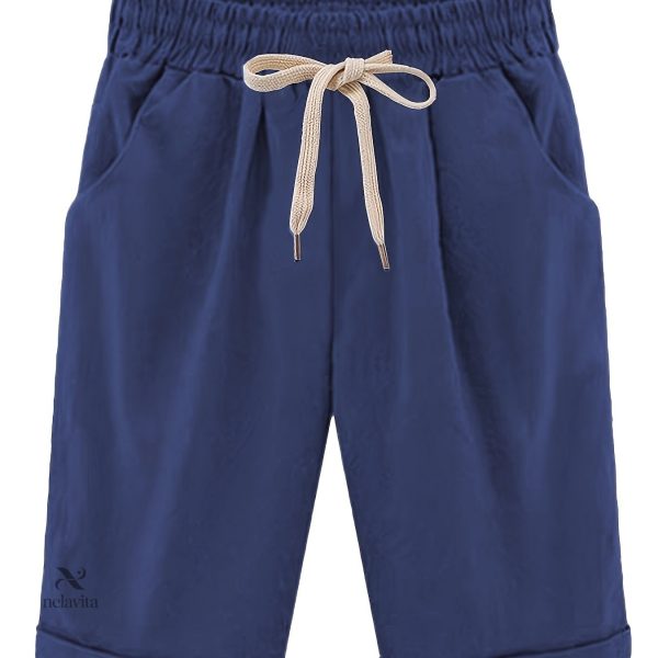 Short de sport avec tissu extensible et léger
