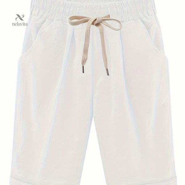 Short taille haute avec poches pour un usage quotidien