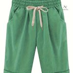 Mode sportive : short grande taille avec cordon