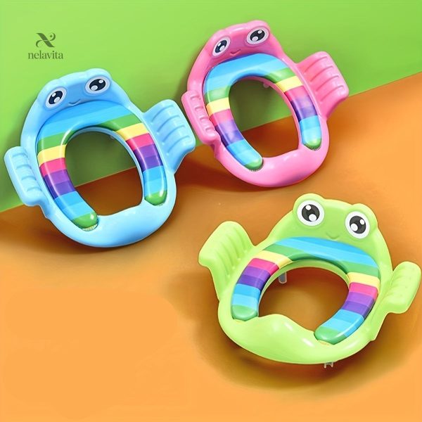 Toilette enfant grenouille amusante pour l'apprentissage