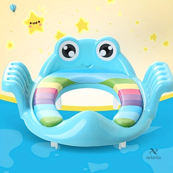 Toilette pour enfants avec motif grenouille amusant
