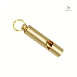 Accessoire de survie essentiel : sifflet en laiton