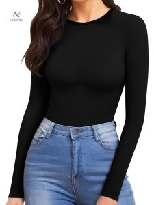 Body uni pour femme, parfait pour un look décontracté