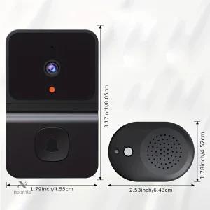 Sonnette Vidéo Connectée avec Haut-Parleur Intégré – Sécurité et Audio Intelligent pour Maison Connectée