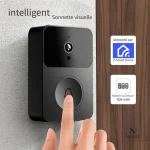 Sonnette Vidéo Wi-Fi avec Caméra HD et détection de mouvement