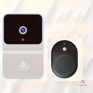 Sonnette Vidéo Wi-Fi avec Caméra HD – Interphone Connecté avec Vision à Distance via Smartphone