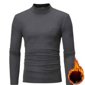 Sous-pull thermique homme – Lot de 6 cols roulés chauds – Sous-vêtements d’hiver respirants et confortables