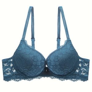 Soutien-Gorge Push-Up, Bordure en Dentelle