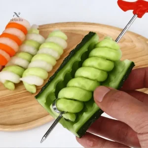 Spiraleur de légumes manuel pour découpe créative