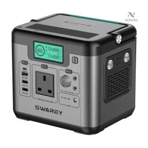 Station d’alimentation Swarey 500W compacte et rechargeable